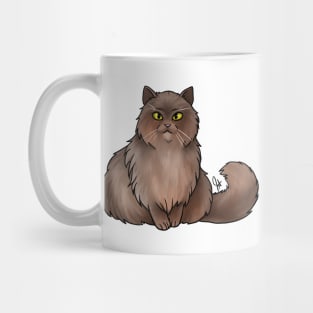 Cat - British Longhair - Brown Mug